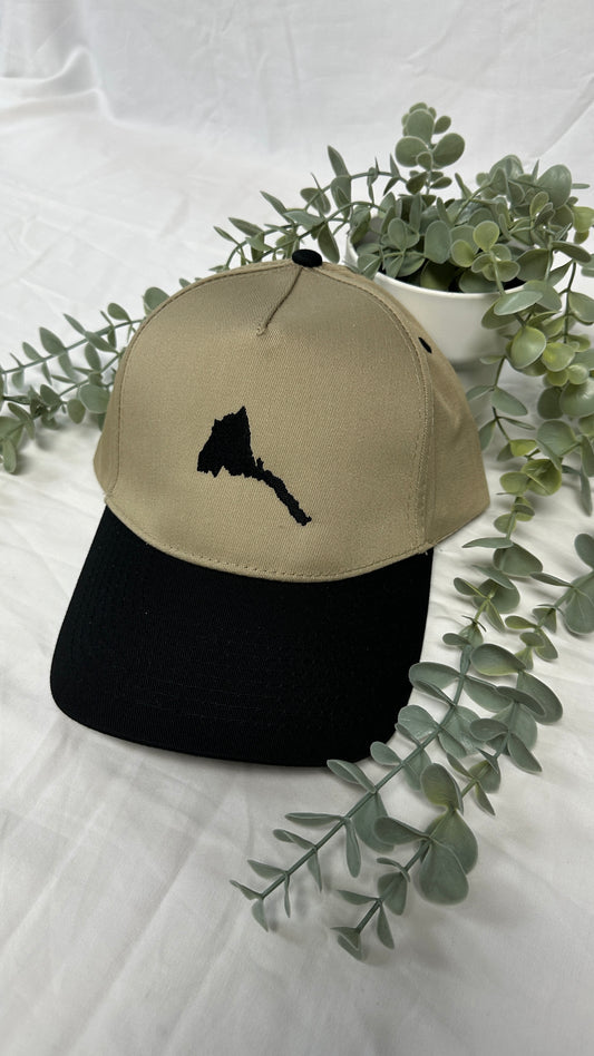 Black & Sand Eritrea Hat